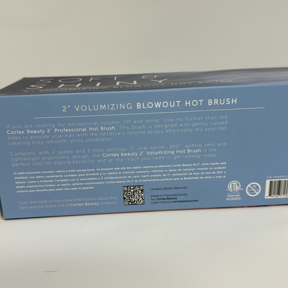 Cortex beauty 2 inch volumizing, blowout hot brush. NWOT - Picture 5 of 6